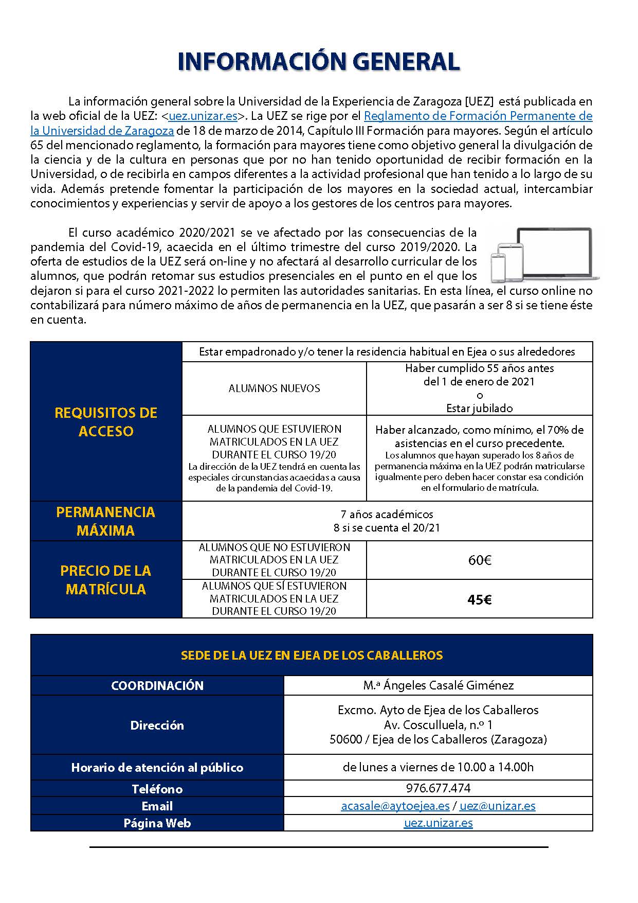 Información General